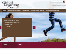 Tablet Screenshot of giftedlearningcenter.org